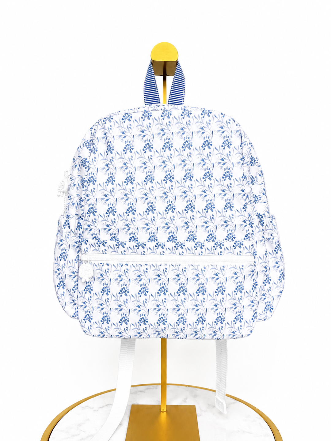 Apple Of My Isla Navy Floral Backpack