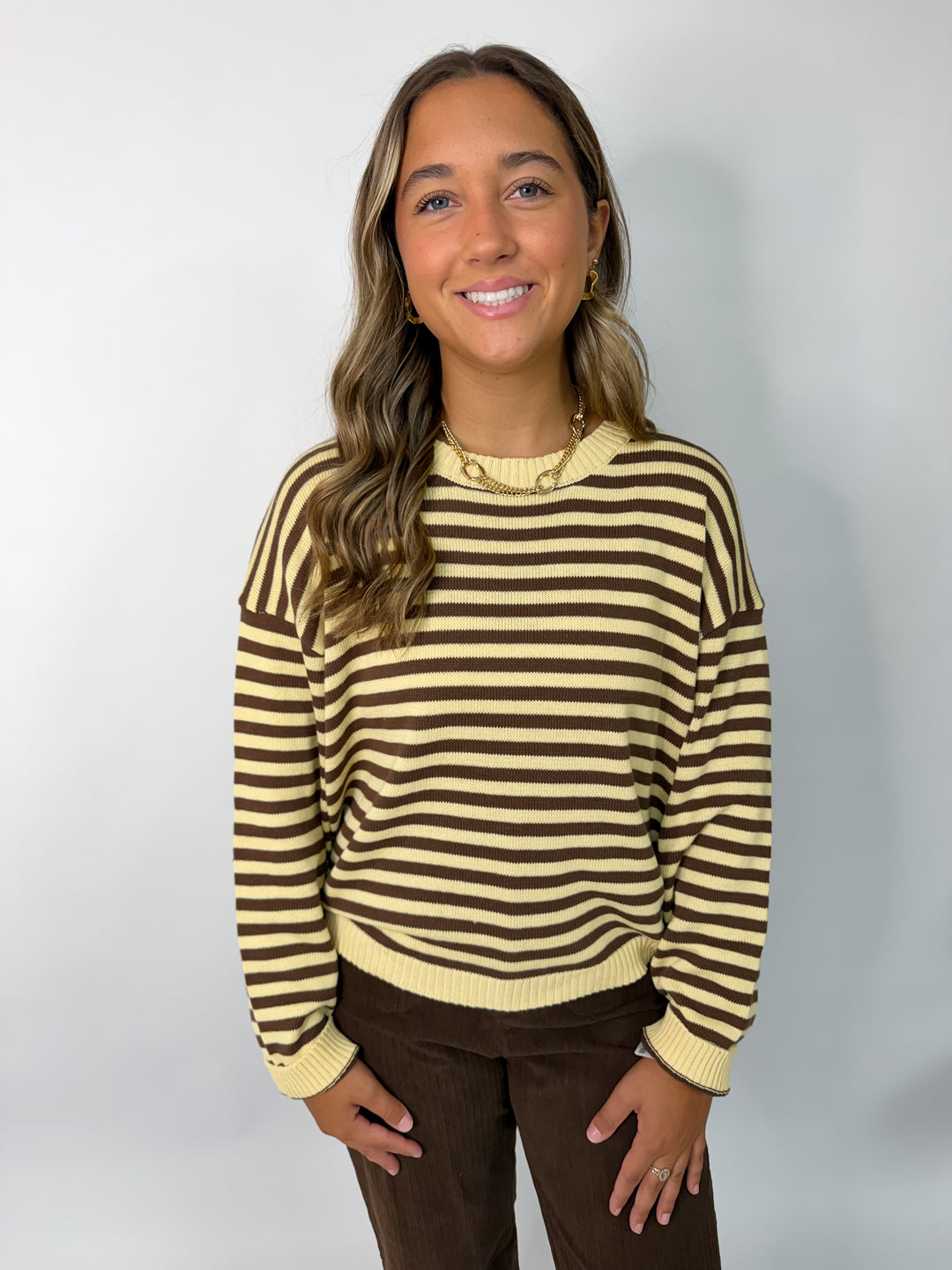 Banana Striped Sweater