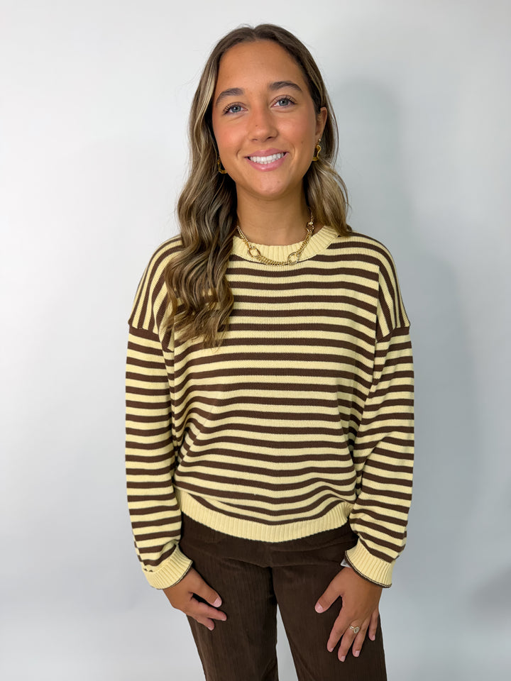 Banana Striped Sweater