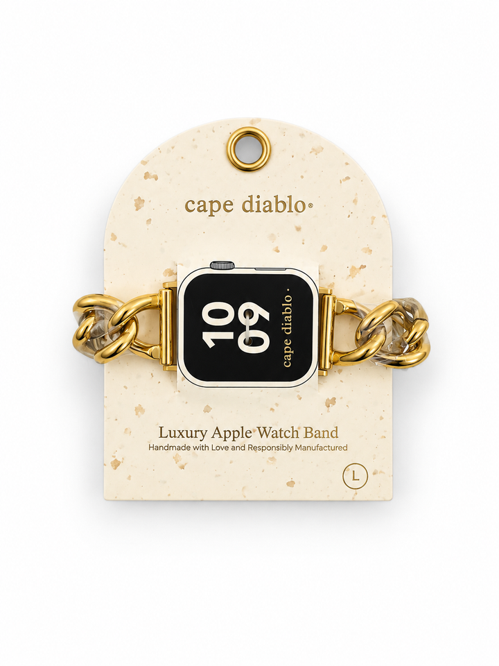 Gold Woven Luxury Apple Watch Band