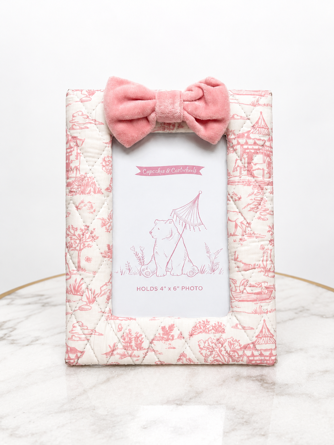 Pink Animal Toile Frame