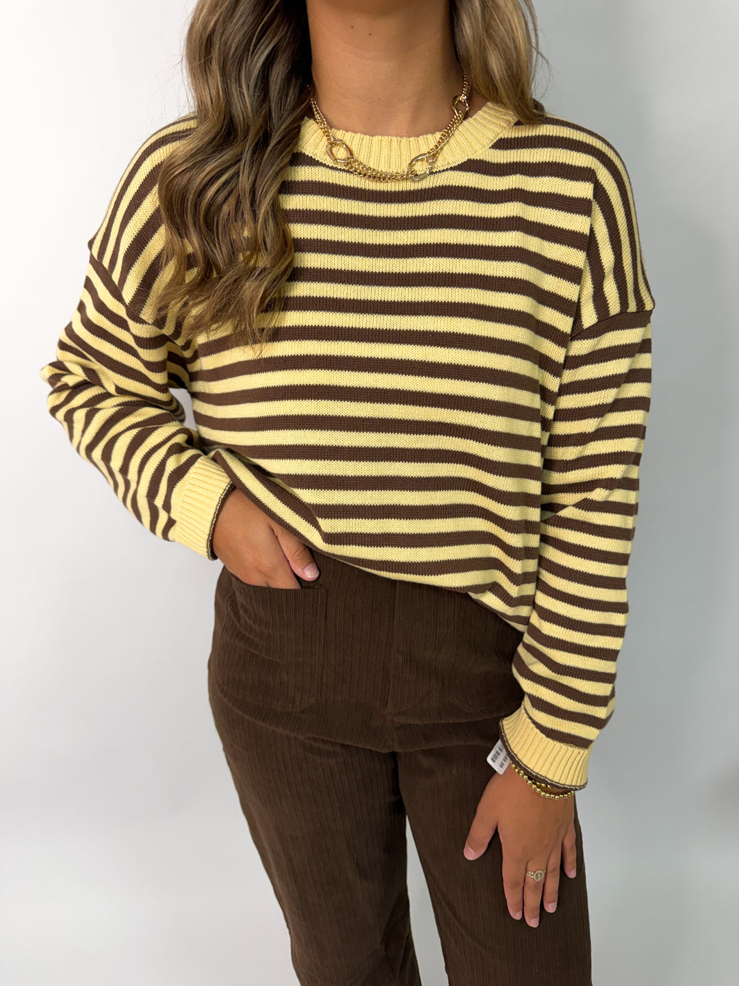 Banana Striped Sweater