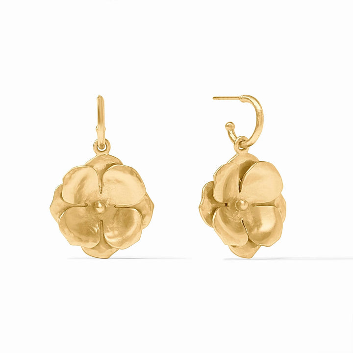 Julie Vos Bloom Hoop &amp; Charm Earrings