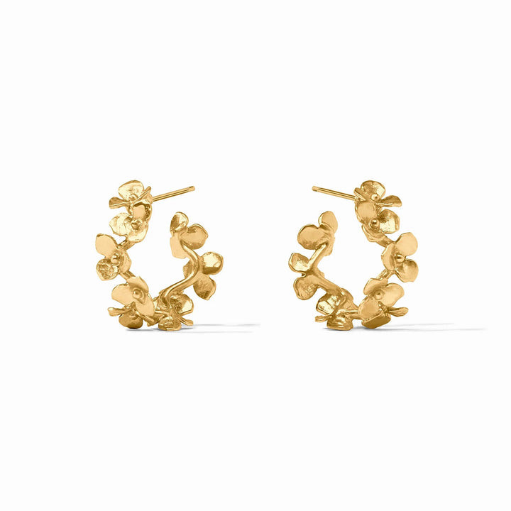 Julie Vos Bloom Hoop Earrings