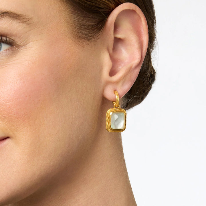 Julie Vos Cheval Hoop &amp; Charm Earrings