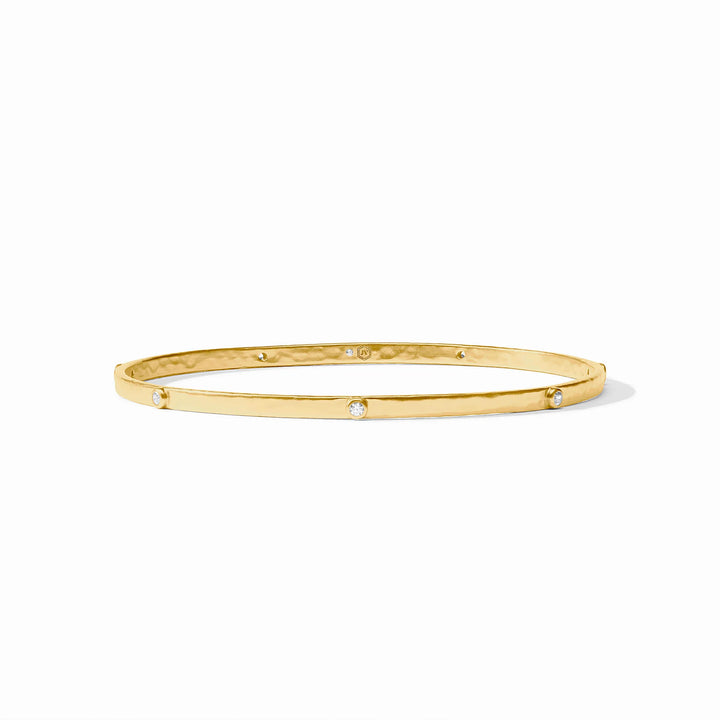 Julie Vos Crescent Stone Bangle