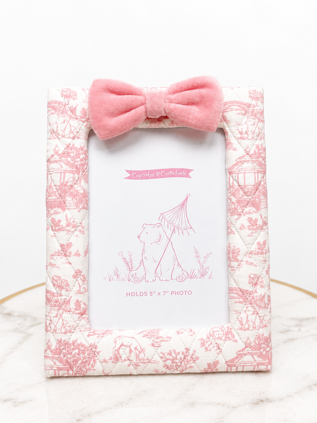 Pink Animal Toile Frame