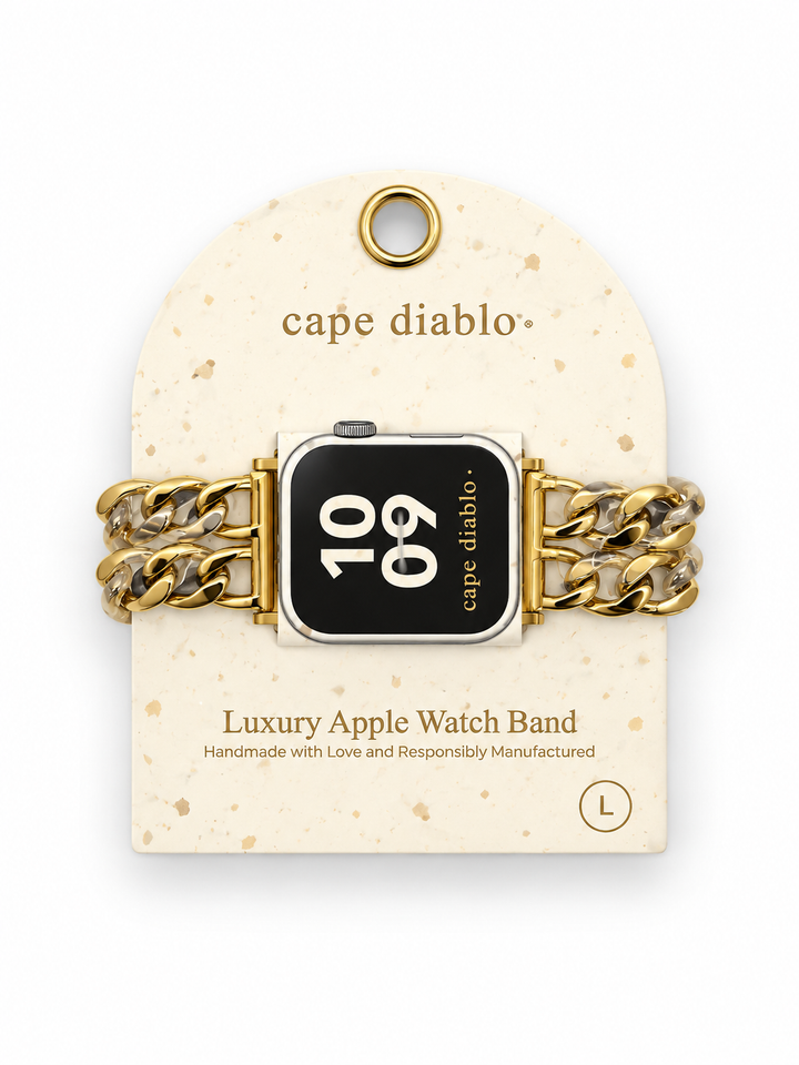Gold Curve Luxury Apple Watch Band