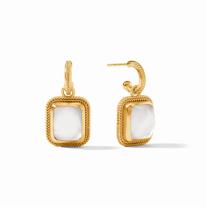 Julie Vos Cheval Hoop &amp; Charm Earrings