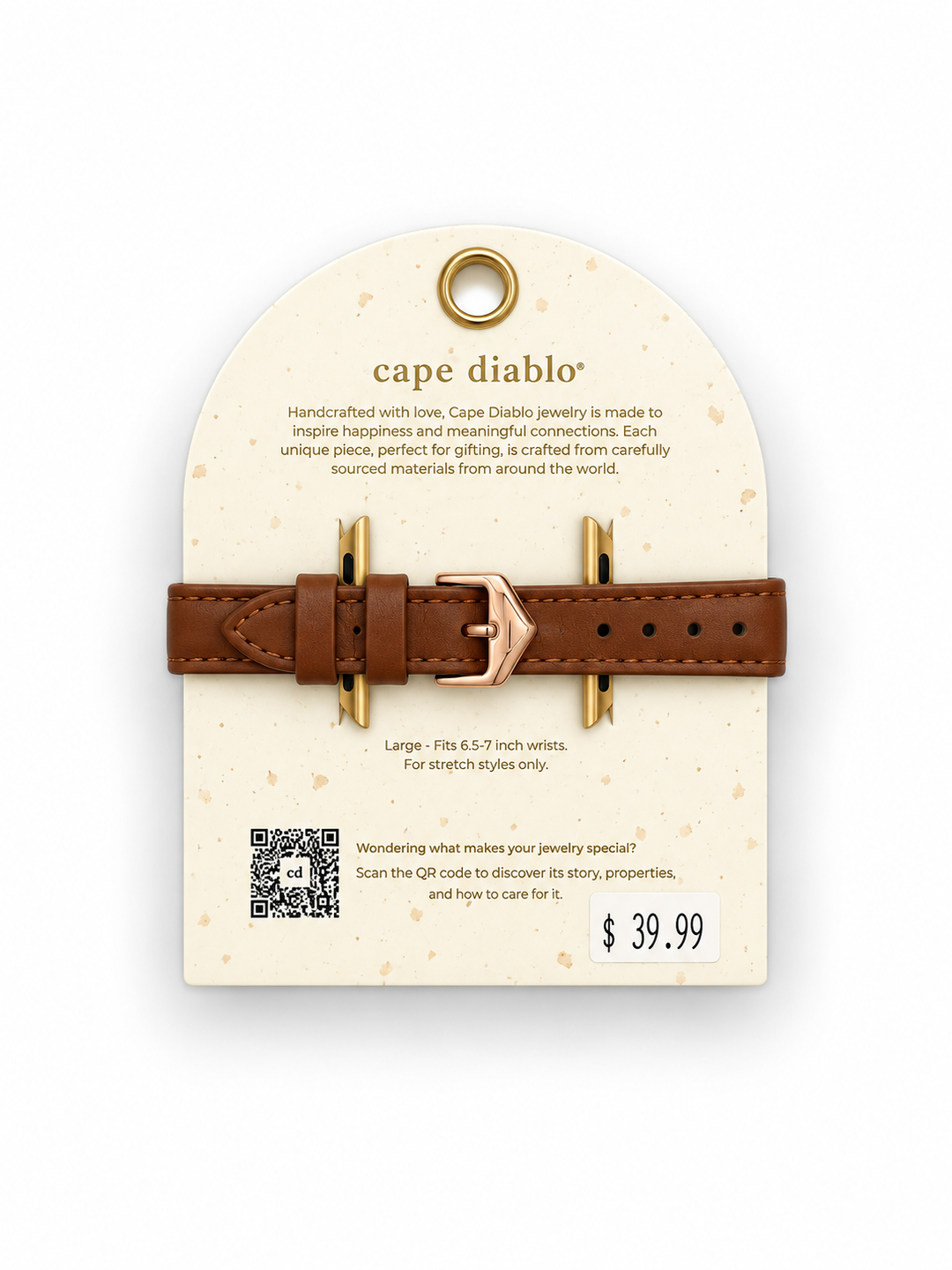 Braided Leather Apple Watch Band
