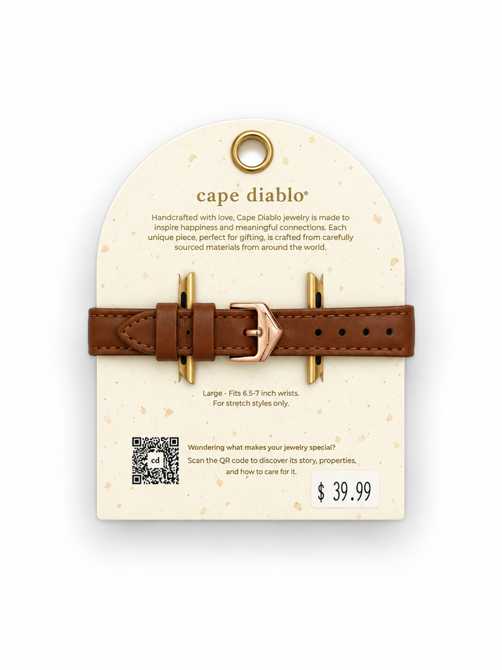 Braided Leather Apple Watch Band
