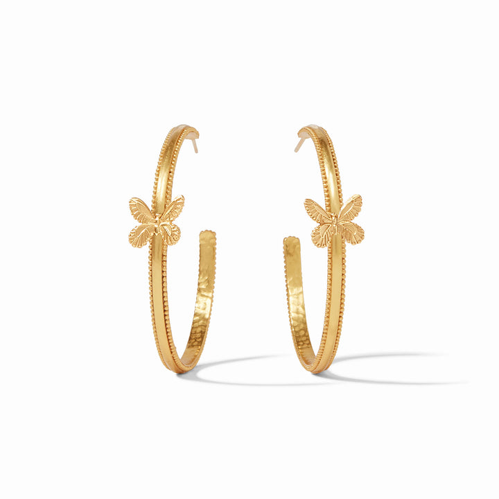 Julie Vos Butterfly Hoop Earrings