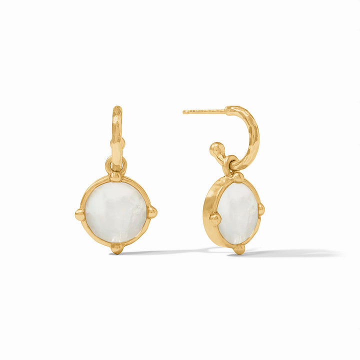 Julie Vos Honeybee Hoop &amp; Charm Earrings