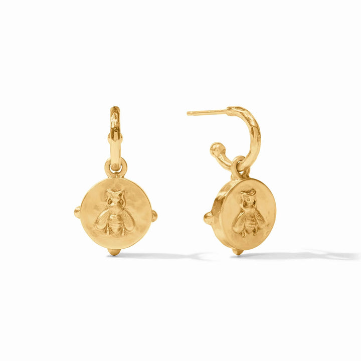 Julie Vos Honeybee Hoop &amp; Charm Earrings