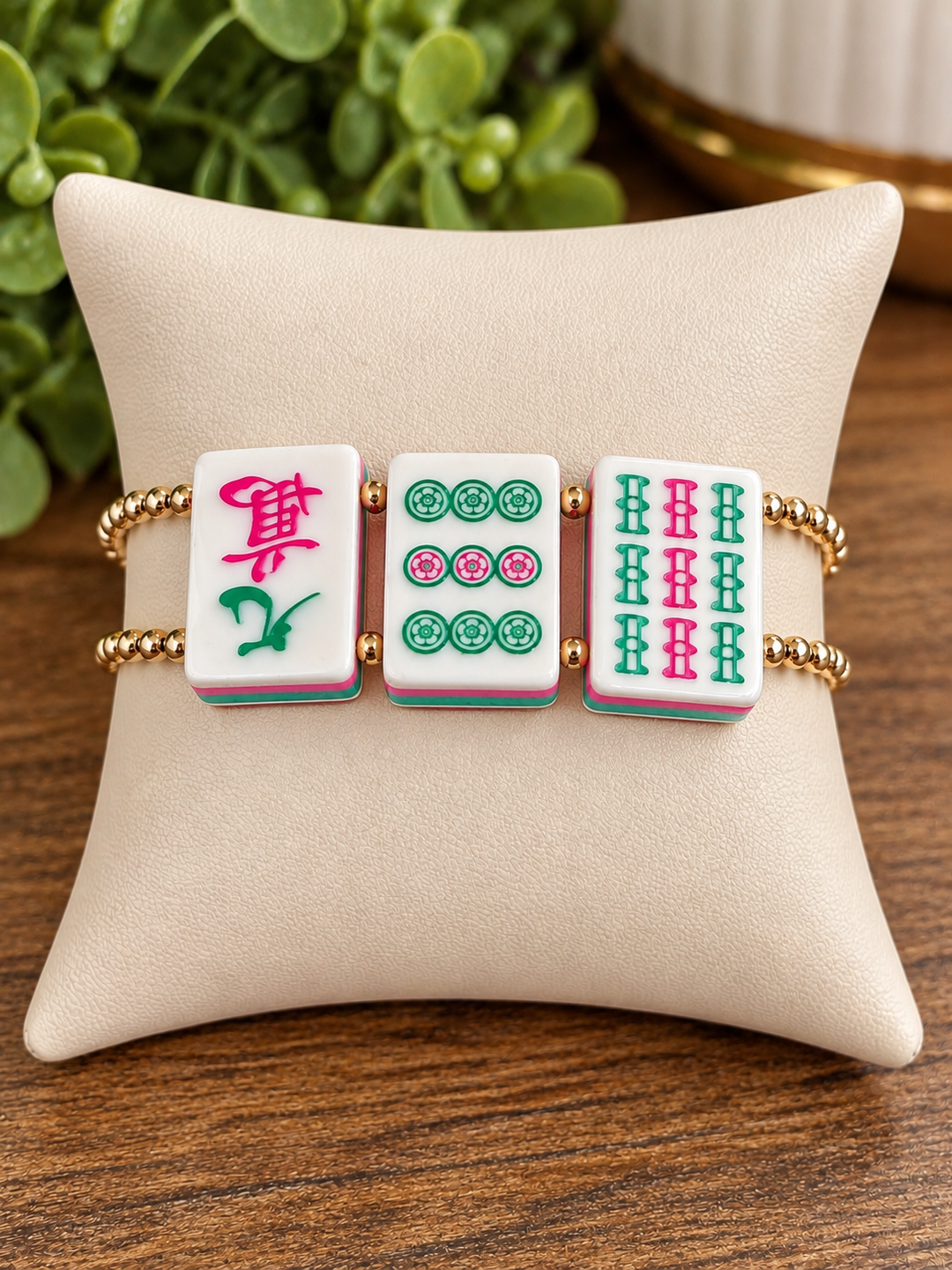 Mahjong Tile Bracelet