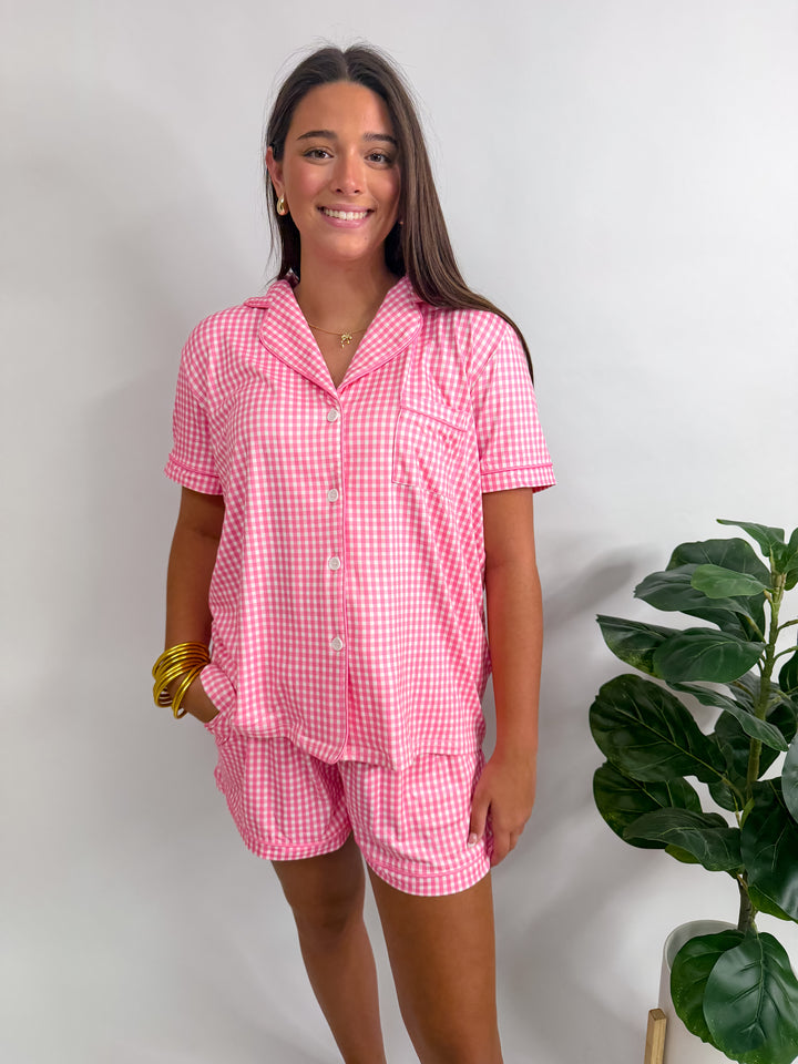 Gracie Gingham Slumber Set