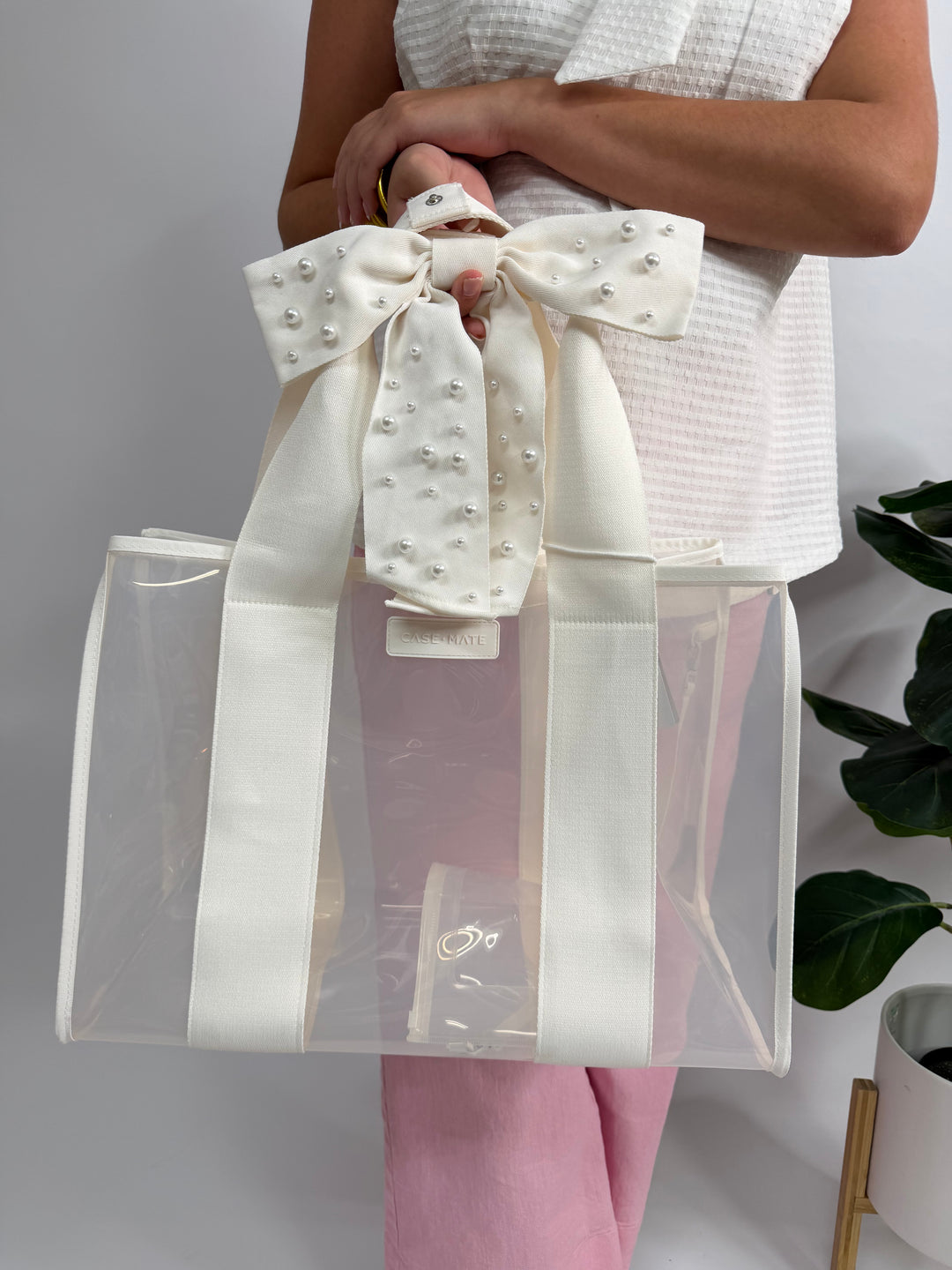 Ivory Shine Case Mate Tote Bag