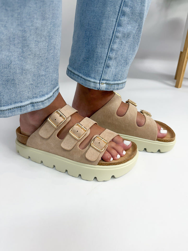 Threes Company Corky Sandals
