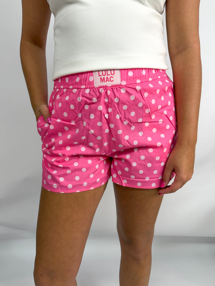 Lulu Mac Polka Dot Boxer Shorts
