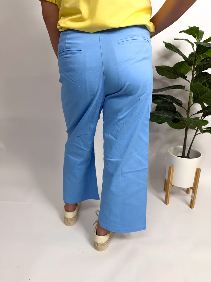 Baby Blue Scallop Pocket Jeans