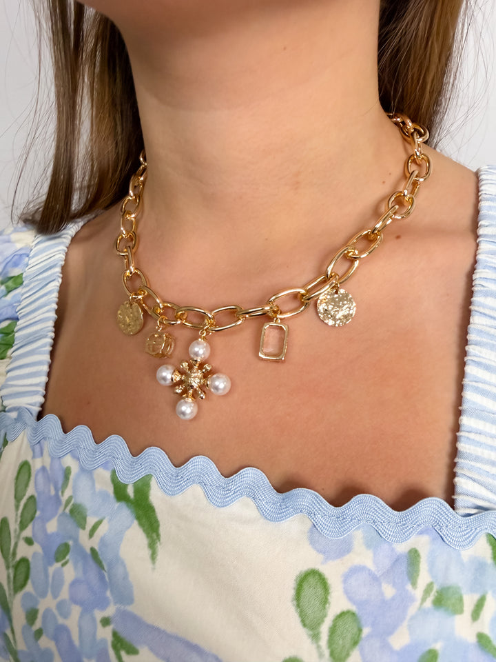 Dev Gold Necklace