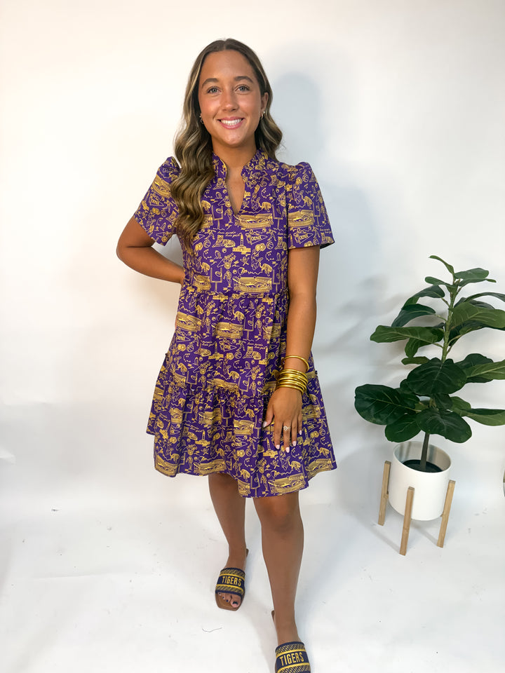 LSU Toile Dress