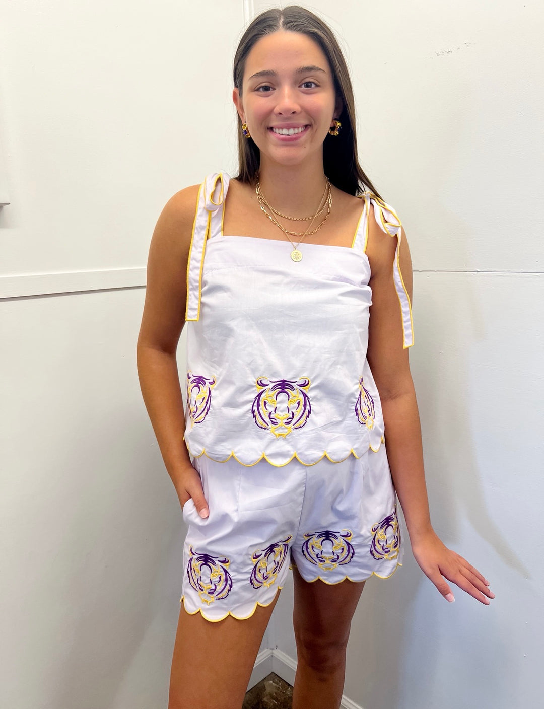 Tiger Spirit Embroidered Set