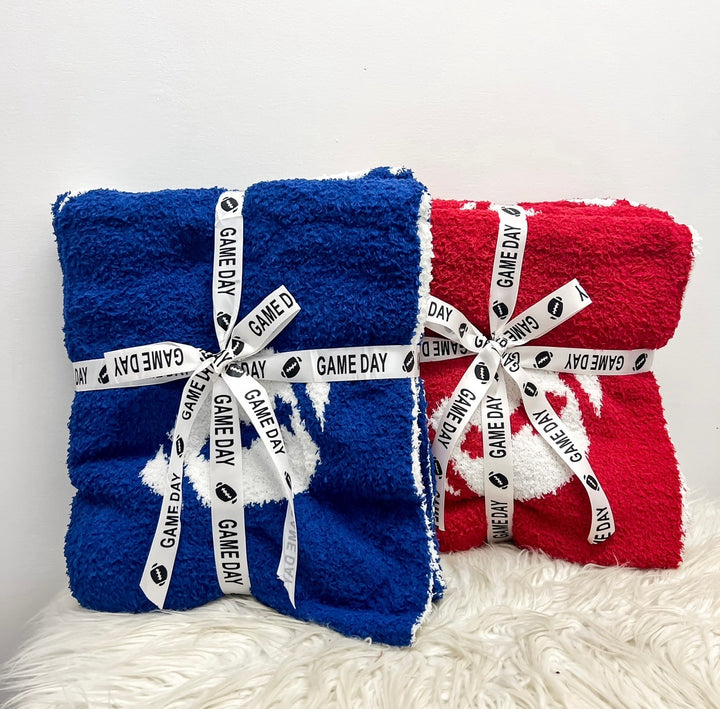 Football Chenille Blanket