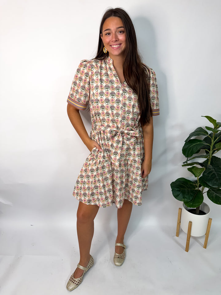 Floral Cameo Dress