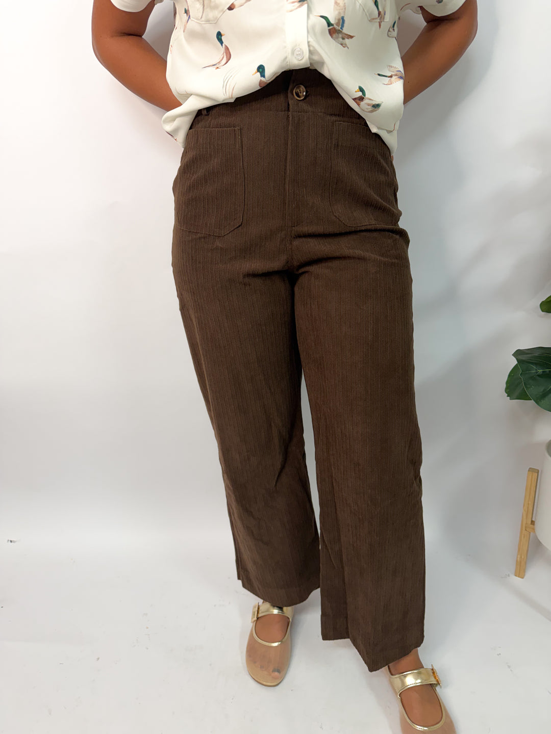 Chocolate Corduroy Pants