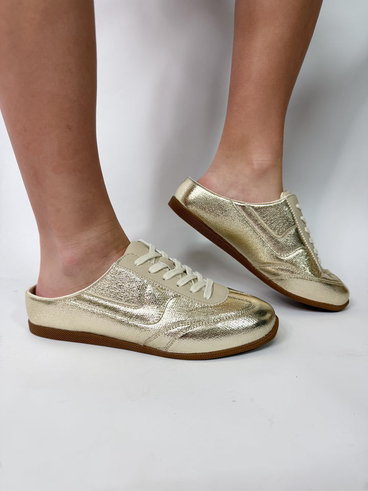 Mackay Gold Mule Sneakers