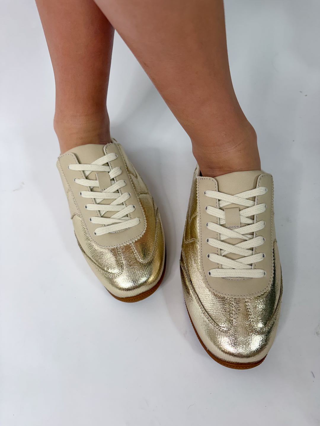 Mackay Gold Mule Sneakers