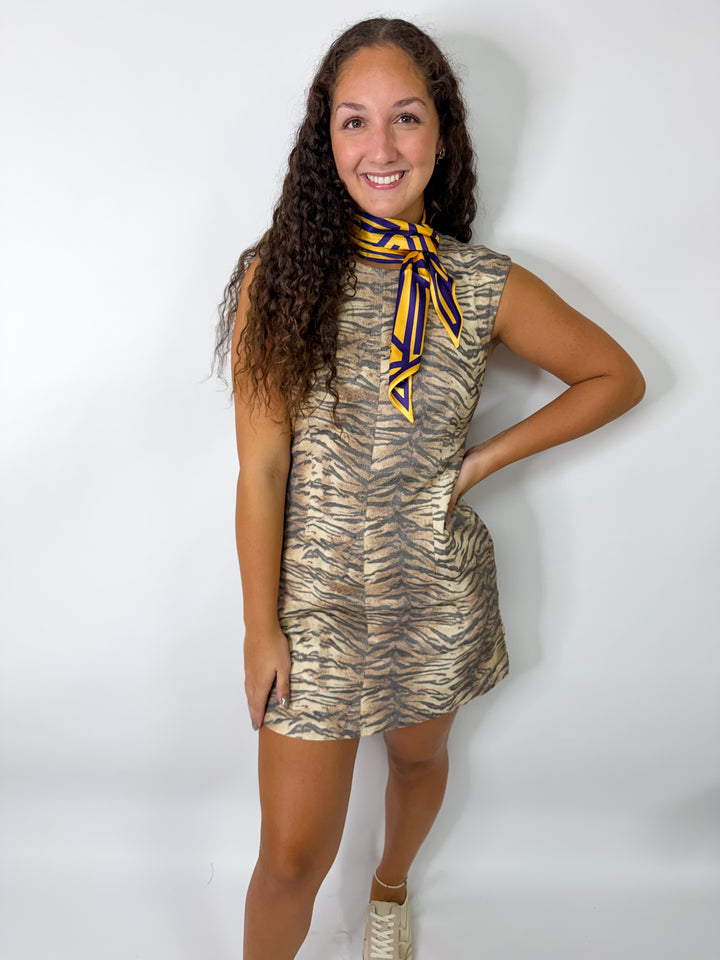 Tiger Denim Dress