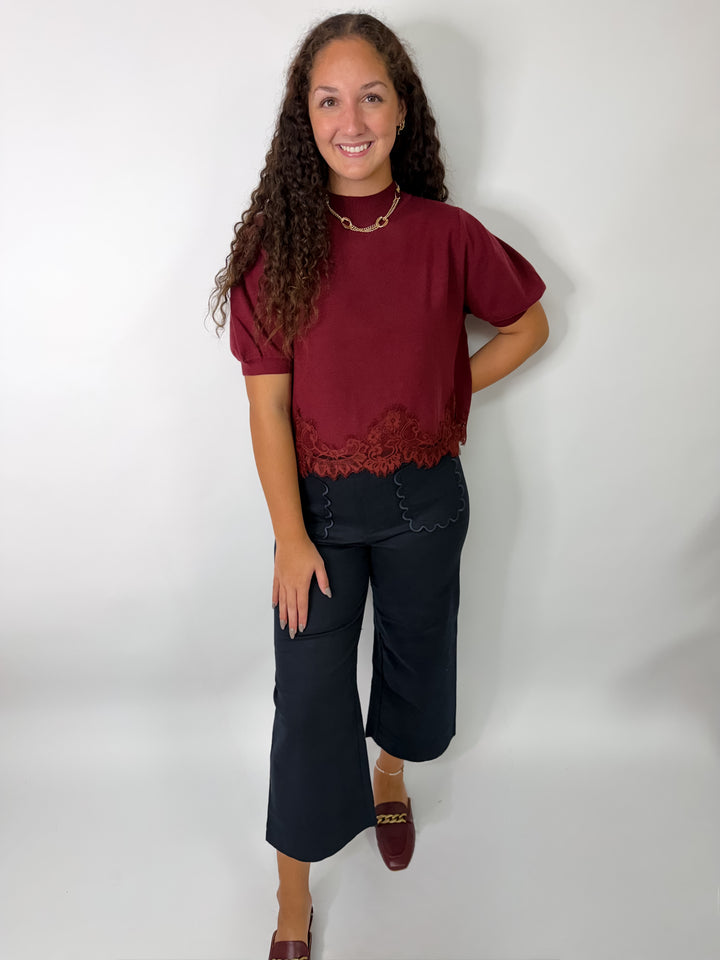 Lace + Grace Sweater