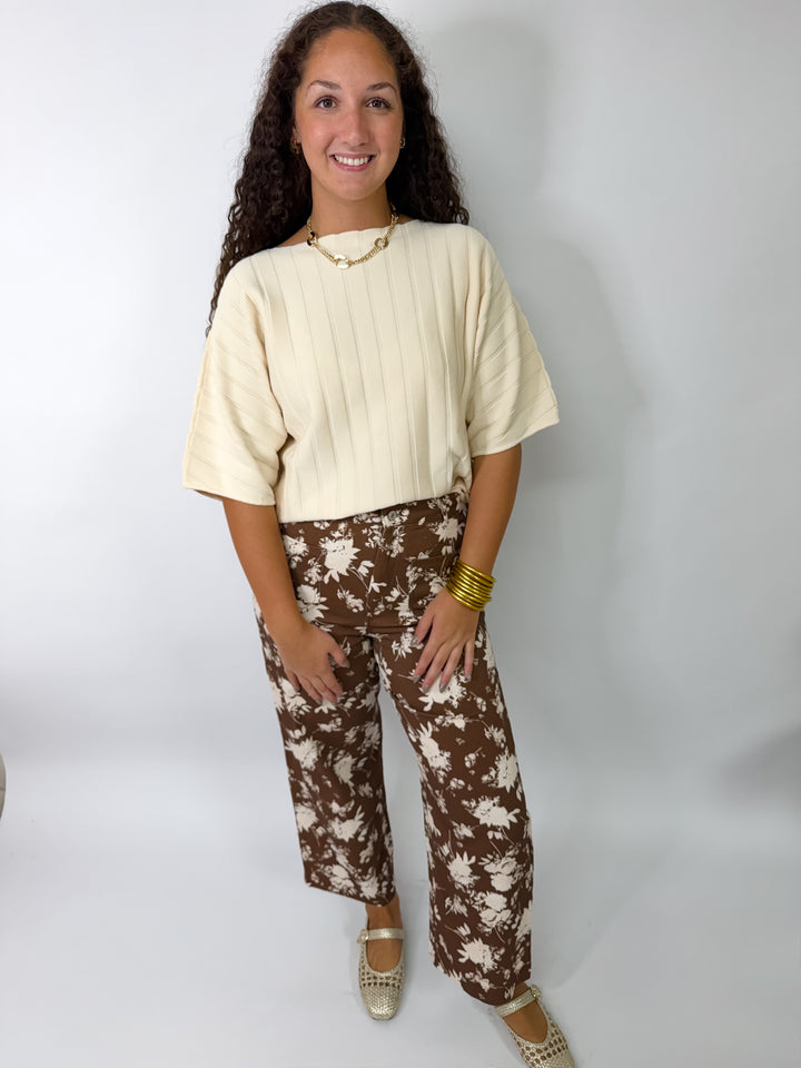 Brown Sugar Floral Pants