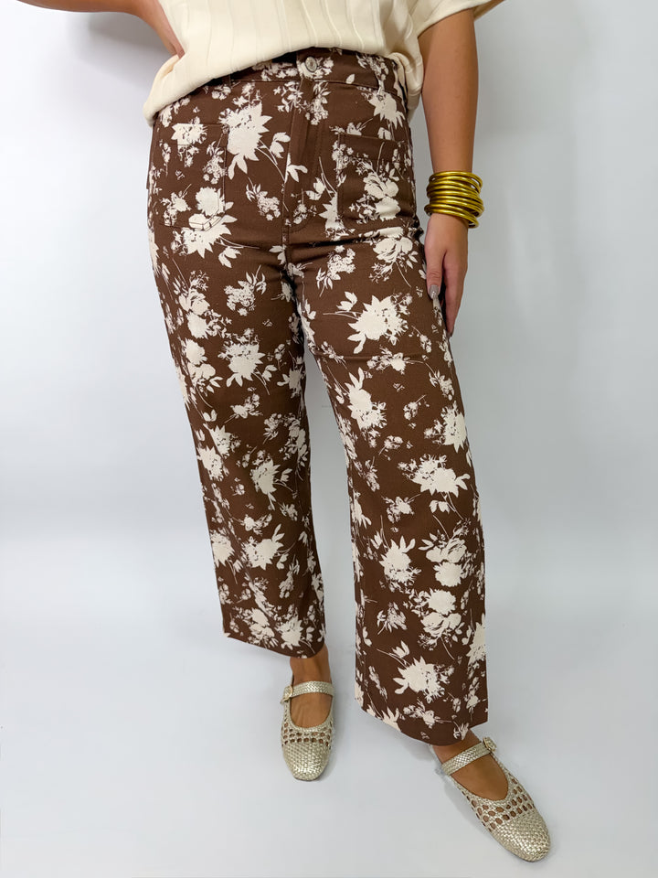 Brown Sugar Floral Pants