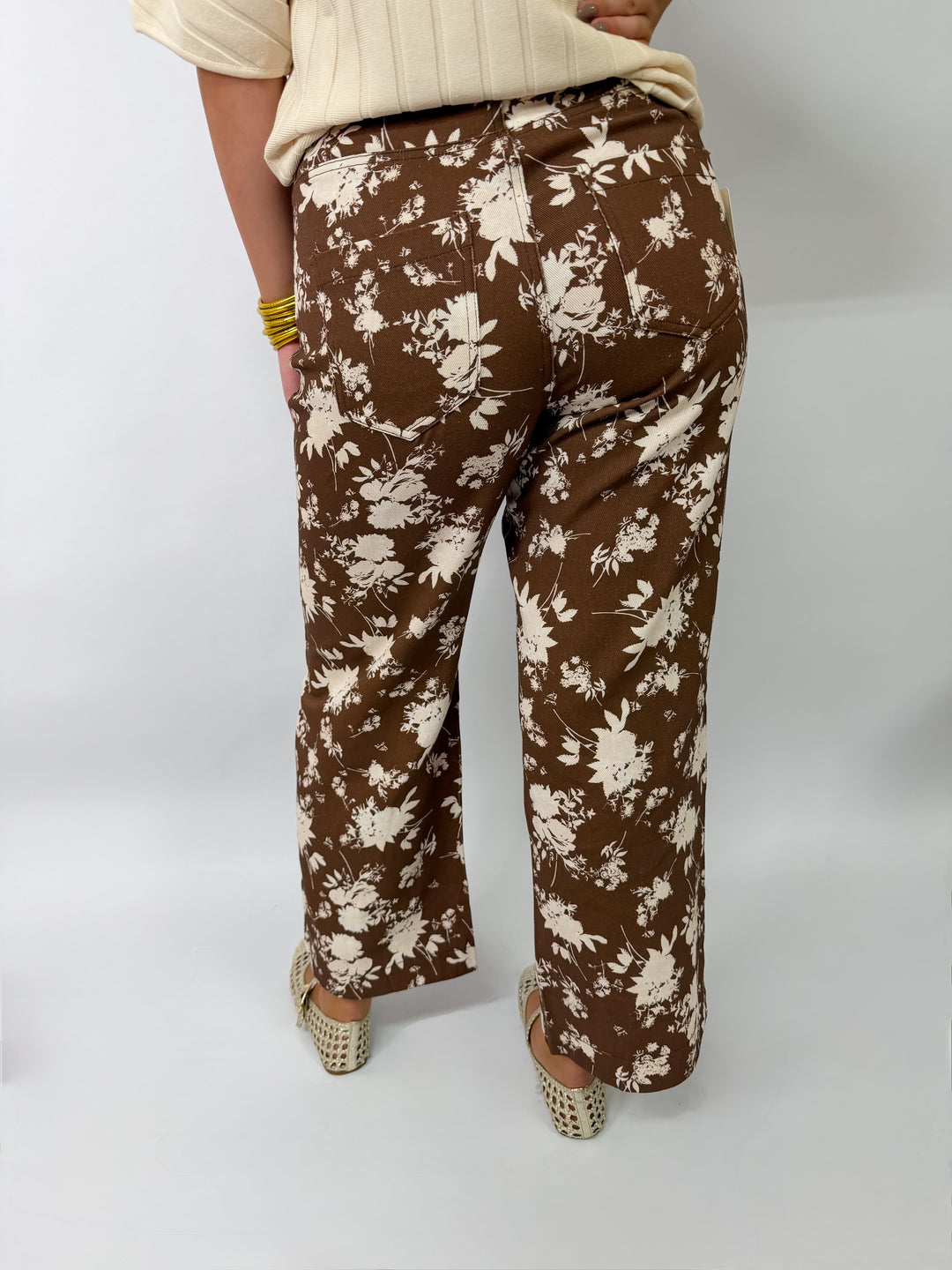 Brown Sugar Floral Pants