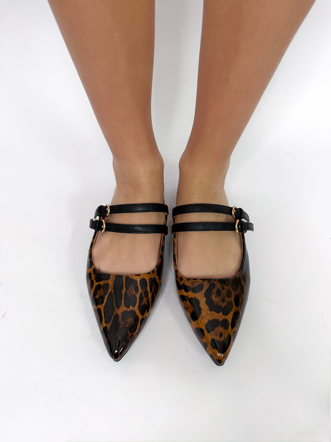 Corkeys Take A Number Leopard Flats