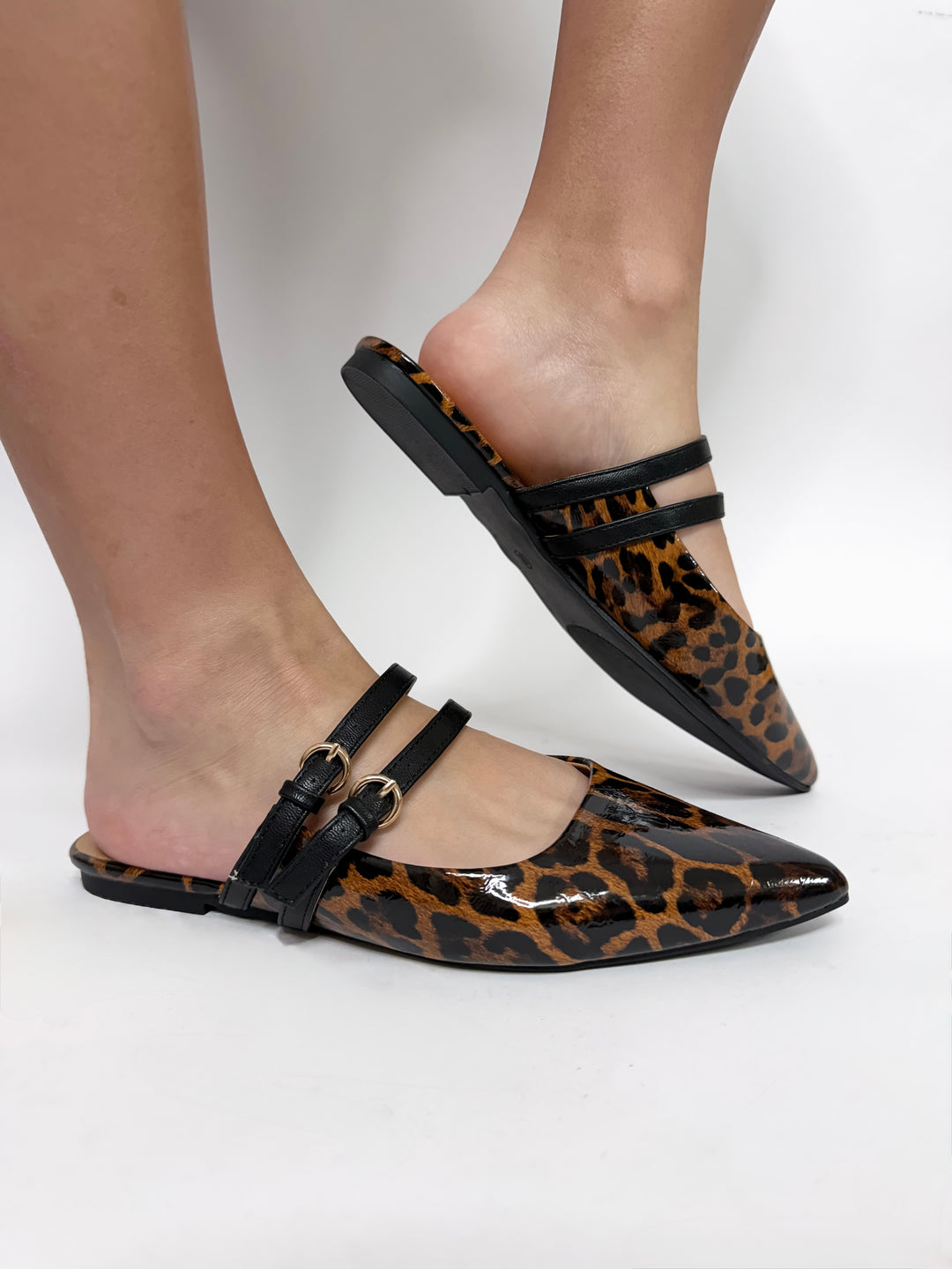 Corkeys Take A Number Leopard Flats
