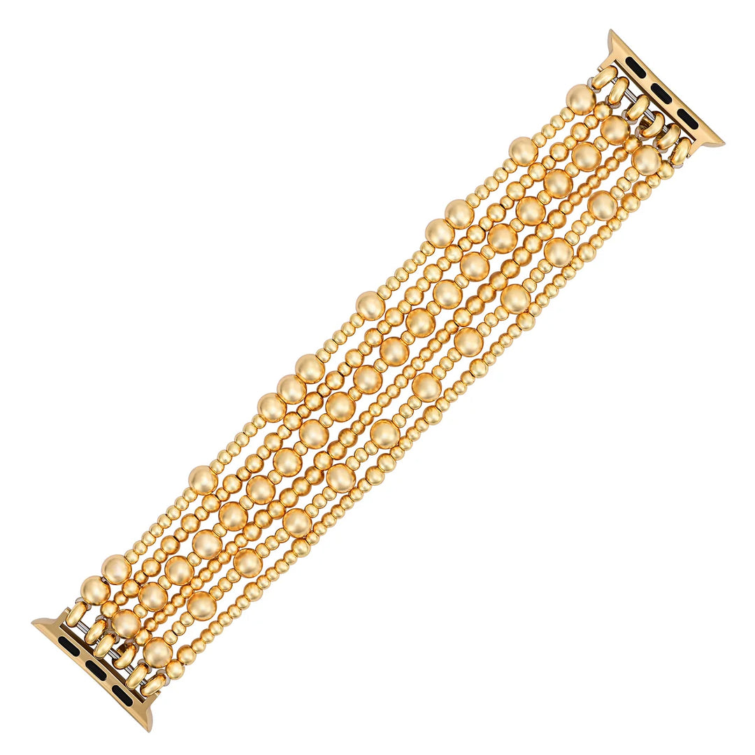 Golden Demure Stretch Apple Watch Band