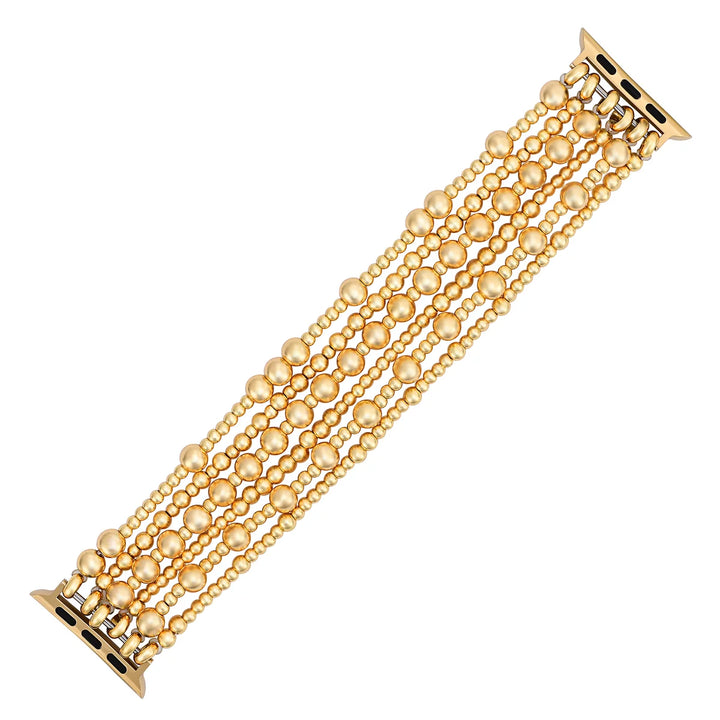 Golden Demure Stretch Apple Watch Band