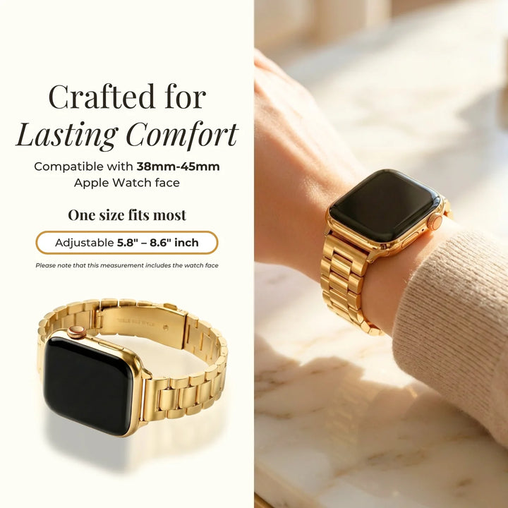 Classic Gold Luxury Apple Watch Band