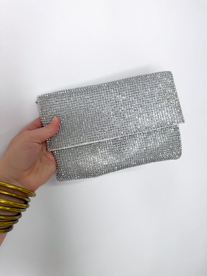 Diamond Dust Rhinestone Clutch