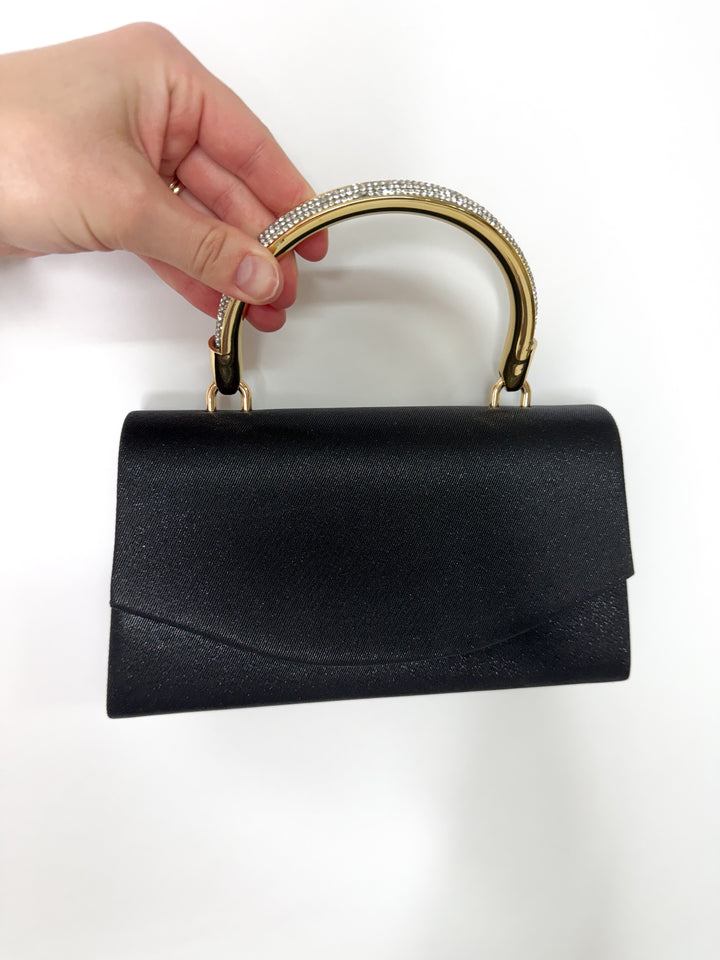 Midnight Luxe Crystal Evening Bag