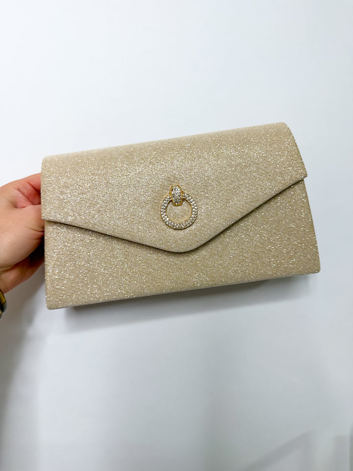 Champagne Dreams Crystal Evening Bag