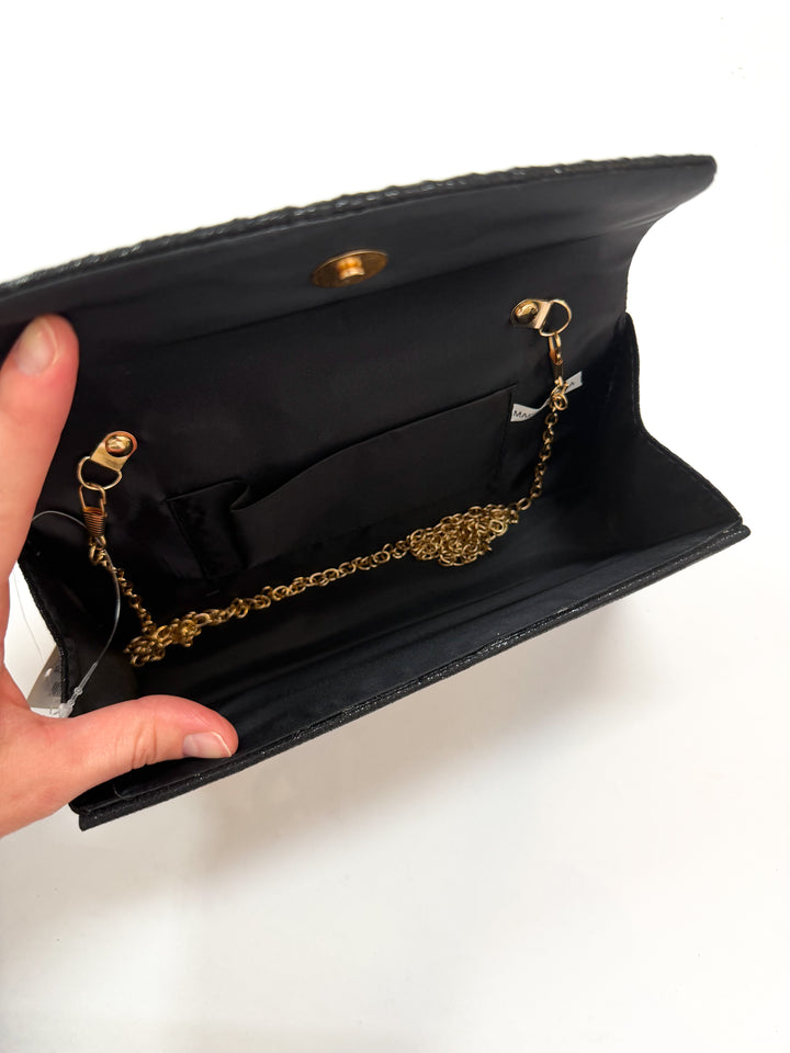 Moonlit Muse Pleated Clutch