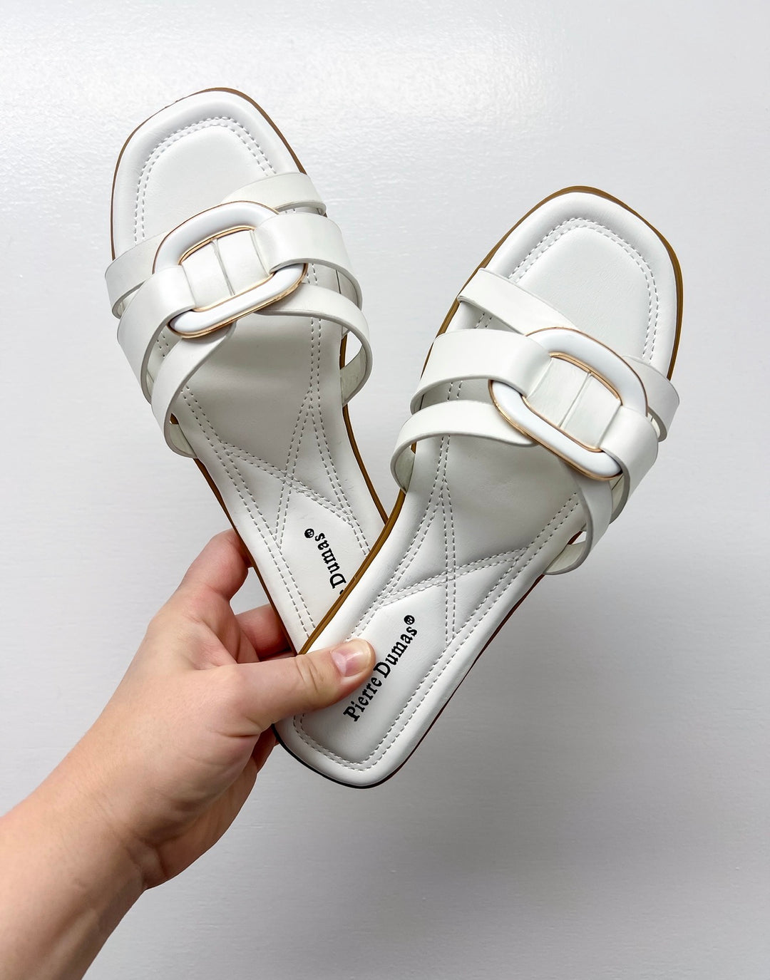 White Empress Sandals