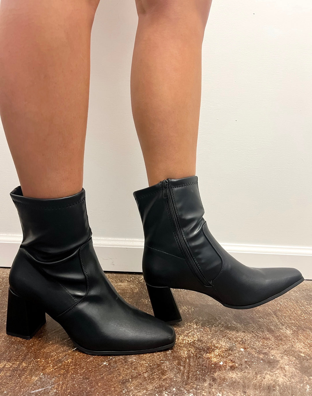 Cachet Black Booties