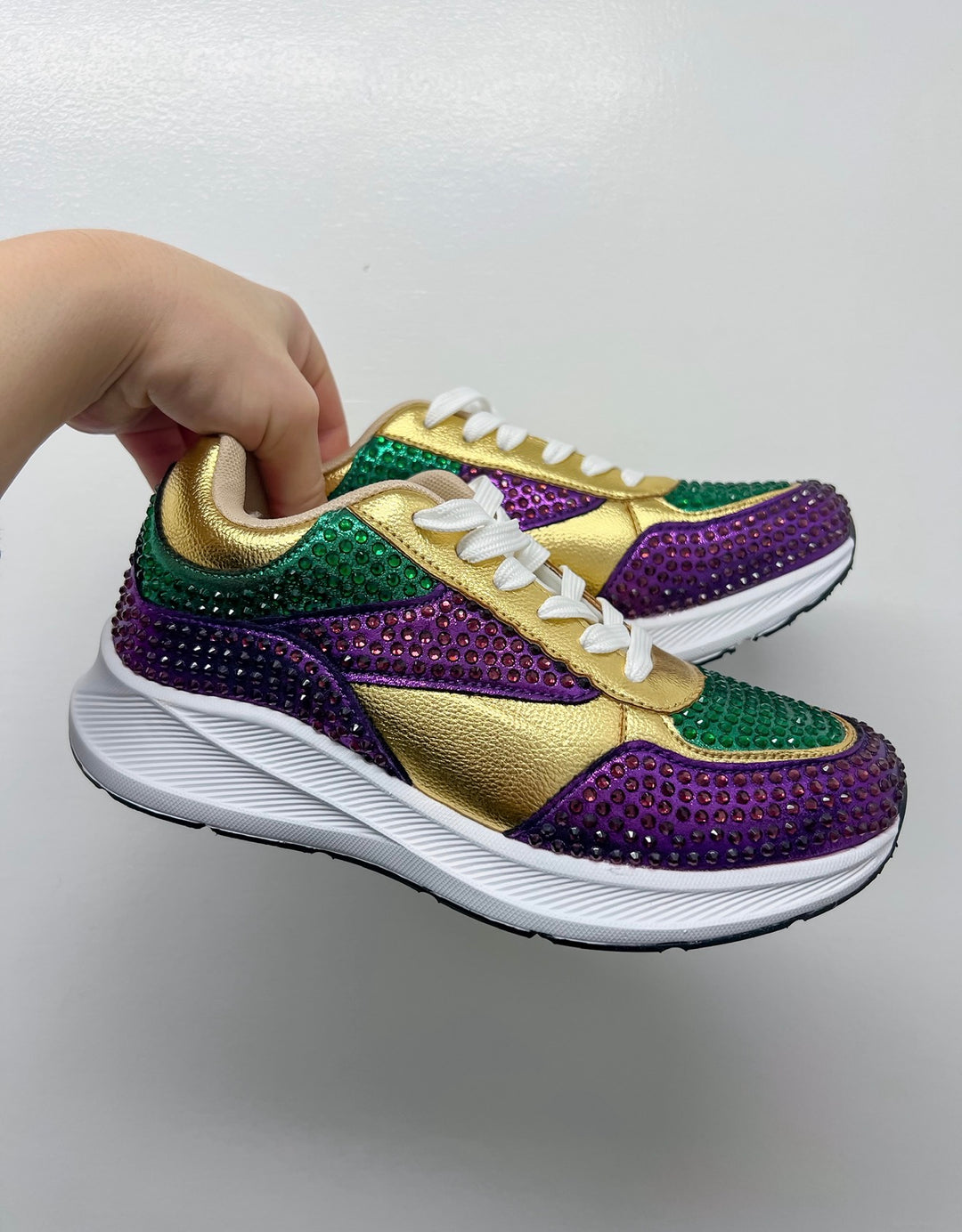 Mardi Gras Multi Stone Sneakers