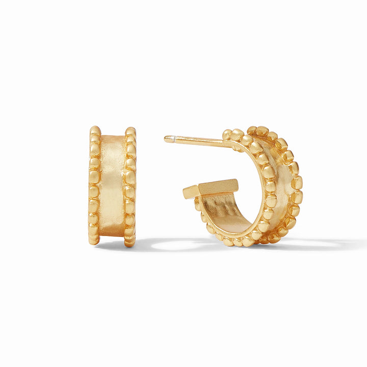 Julie Vos Marbella Pearl Hoop &amp; Charm Earrings